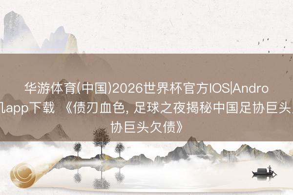 华游体育(中国)2026世界杯官方IOS|Android手机app下载 《债刃血色, 足球之夜揭秘中国足协巨头欠债》