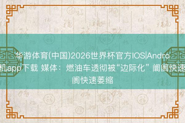 华游体育(中国)2026世界杯官方IOS|Android手机app下载 媒体：燃油车透彻被“边际化” 阛阓快速萎缩
